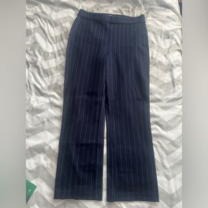 Pinstripe navy pants